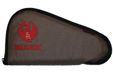 Image of Allen Ruger Handgun Cases 15 Inch Taupe with Red Insignia 27415