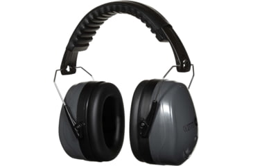 Image of Allen Sound Defender Foldable Safety Earmuffs, 26 dB NRR, ANSI S3.19 &amp; CE EN352-1 Hearing Protection Rated, Black/Gray, One Size, 2336