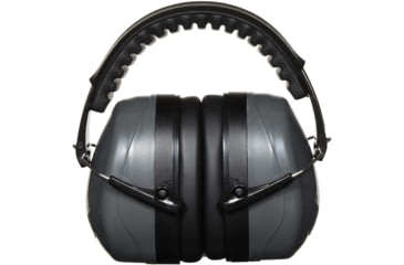 Image of Allen Sound Defender Foldable Safety Earmuffs, 26 dB NRR, ANSI S3.19 &amp; CE EN352-1 Hearing Protection Rated, Black/Gray, One Size, 2336
