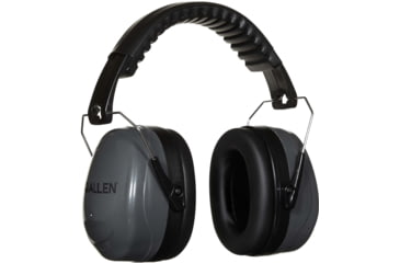 Image of Allen Sound Defender Foldable Safety Earmuffs, 26 dB NRR, ANSI S3.19 &amp; CE EN352-1 Hearing Protection Rated, Black/Gray, One Size, 2336