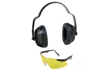 Image of Allen Standard Muff and Glasses Combo, Black, 2283