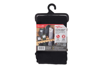 Image of Allen Stretch Knit Gun Sock w/Writeable ID Label for Rifles with Scopes and Shotguns, Silicone Treated, Black, 52 in, 13173