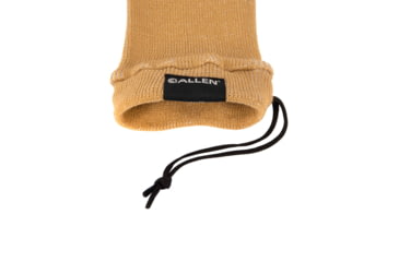 Image of Allen Stretch Knit Gun Sock w/Writeable ID Label for Rifles with Scopes and Shotguns, Silicone Treated, Coyote, 52 in, 13172