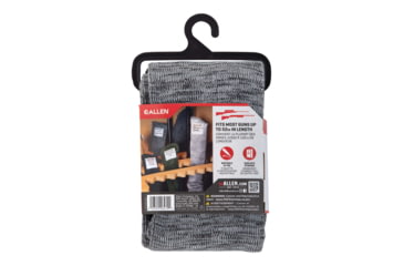 Image of Allen Stretch Knit Gun Sock w/Writeable ID Label for Rifles with Scopes and Shotguns, Silicone Treated, Gray, 52 in, 13167