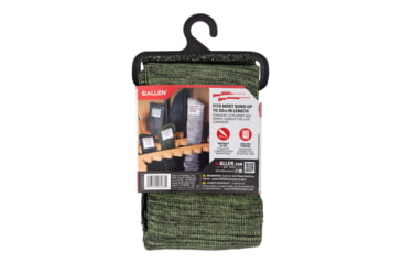 Image of Allen Stretch Knit Gun Sock w/Writeable ID Label for Rifles with Scopes and Shotguns, Silicone Treated, Green, 52 in, 13171