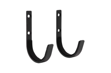 Image of Allen Stronghold Steel Hooks, 1 Handgun/Rifle/Shotgun, Black, Steel, 2 Pack, 5651