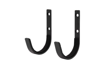 Image of Allen Stronghold Steel Hooks, 1 Handgun/Rifle/Shotgun, Black, Steel, 2 Pack, 5651