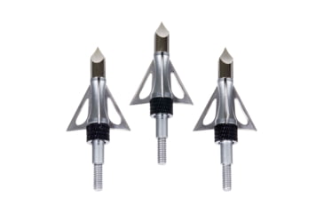 Image of Allen Stryke Impact Fixed Blade Broadhead, 3 Pack, Black, 100 Grain, 14635