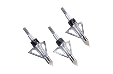 Image of Allen Stryke Impact Fixed Blade Broadhead, 3 Pack, Black, 100 Grain, 14635