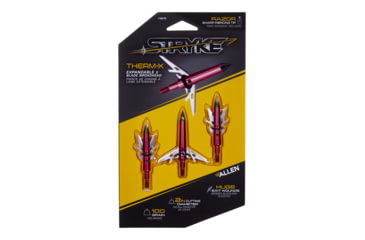 Image of Allen Stryke Therm-X Cut On Contact Mechanical Broadhead, 3 Pack, 100 Grain, 14676