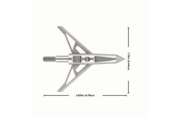 Image of Allen Stryke Vapor Rear Deploying 2 Blade Broadhead, 100-Grain, 3-Pack, 14786