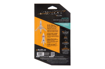 Image of Allen Stryke Vapor Rear Deploying 2 Blade Broadhead, 100-Grain, 3-Pack, 14786