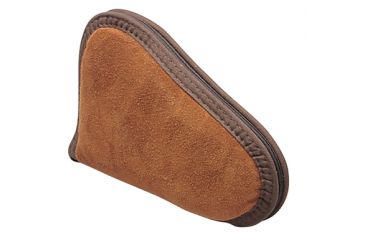 Image of Allen Suede Leather Pistol Case, 15 Inch, Rust Color