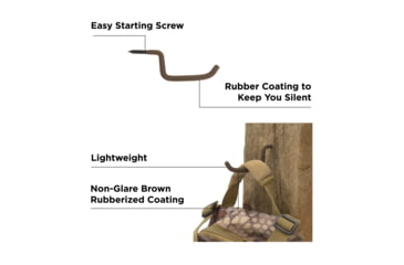 Image of Allen Treestand Screw-In Gear Hanger, Each, Brown, 501, 501