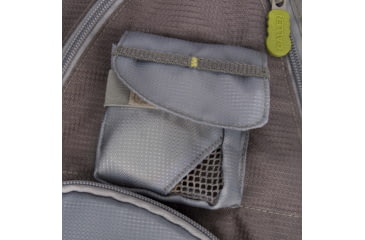 Image of Allen Ultra-Light Gallatin Strap Fly Fishing Vest, Fits up to 4 Tackle/Fly Boxes, 14 Accessory Pockets, Gray/Lime, 6370