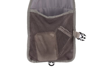 Image of Allen Ultra-Light Gallatin Strap Fly Fishing Vest, Fits up to 4 Tackle/Fly Boxes, 14 Accessory Pockets, Gray/Lime, 6370