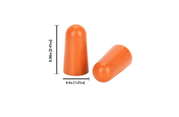 Image of Allen ULTRX Foam Ear Plugs, 6-Pairs, Orange, 4135