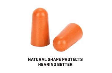 Image of Allen ULTRX Foam Ear Plugs, 6-Pairs, Orange, 4135