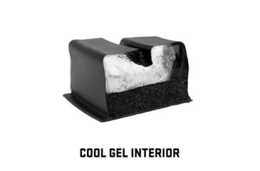 Image of Allen ULTRX Gel Ear Cup Replacement Pads, 1-Pair, Black, 4152