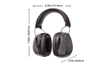 Image of Allen ULTRX Heavy Sound Defender Passive Earmuff, Gray, 4124