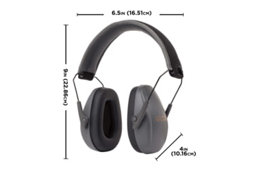 Image of Allen ULTRX Passive Muff, Slim Fit, Gray, 4153