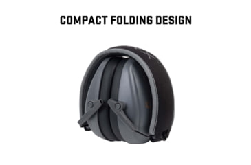 Image of Allen ULTRX Passive Muff, Slim Fit, Gray, 4153