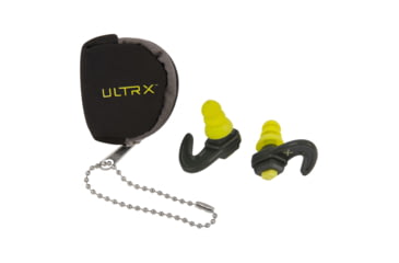 Image of Allen ULTRX Shift Adjustable Protection Ear Plugs, Gray/Yellow, 4103