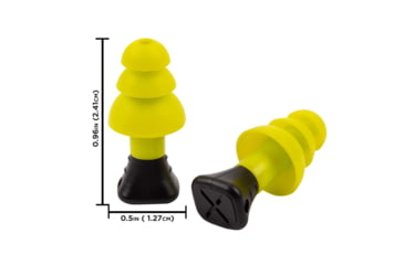 Image of Allen ULTRX Silicone Ear Plugs, 5-Pairs, Yellow, 4122