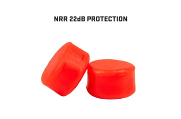 Image of Allen ULTRX Silicone Putty Ear Plugs, 3-Pairs, Orange, 4123