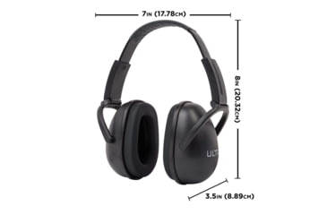 Image of Allen ULTRX Sound Blocker Passive Earmuff, Black, 4127