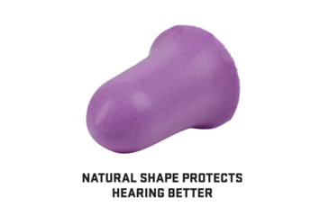 Image of Allen ULTRX Tapered Foam Ear Plugs, 15-Pairs, Purple, 4134
