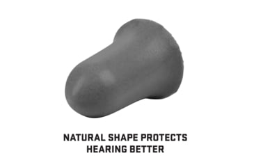 Image of Allen ULTRX Tapered Foam Ear Plugs, 25-Pairs, Gray, 4132