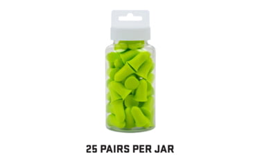 Image of Allen ULTRX Tapered Foam Ear Plugs, 25-Pairs, Lime, 4131