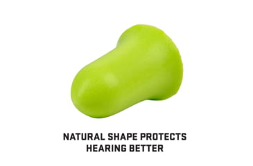 Image of Allen ULTRX Tapered Foam Ear Plugs, 6-Pairs, Lime, 4136