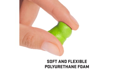 Image of Allen ULTRX Tapered Foam Ear Plugs, 6-Pairs, Lime, 4136