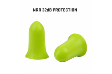 Image of Allen ULTRX Tapered Foam Ear Plugs, 6-Pairs, Lime Green, 4136