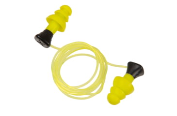 Image of Allen ULTRX Tethered Silicone Ear Plugs, 3-Pairs, Yellow, 4118