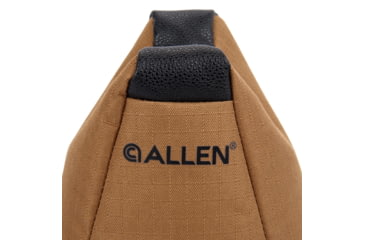 Image of Allen X-Focus Shooting Rest Combo Prefilled Front And Rear Bag, Polyester, Coyote with Black Accents, 18411
