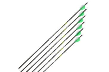 Image of Allen ZX600 Carbon Arrow, .006 Straightness, 6 Pack Boxed, Black, 29in, 9133