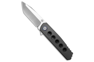Image of Alliance Designs Alliance Designs EZE 2.0 Frame Lock Knife Dark Ti W/Speedholes 3" Satin, Gray, Elmax, adult, BHQ-198335