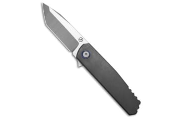 Image of Alliance Designs Alliance Designs EZE 2.0 Frame Lock Knife Dark Titanium 3.25" Satin, Gray, Elmax, adult, BHQ-198334