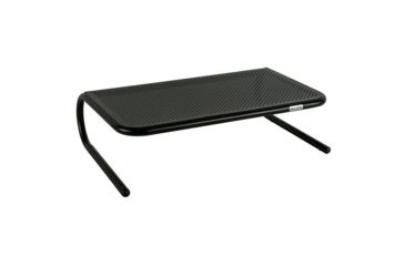 Image of Allsop 18in Large Metal Art Monitor Stand w/ Keyboard Storage Space, Holds 50 lbs, Black 30336