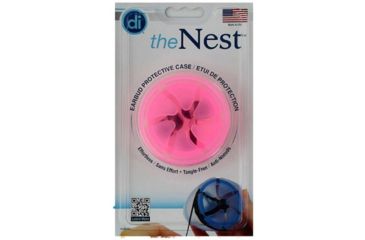 Image of Allsop The Nest TangleFree Earphone Earbud Case - Durable and Compact Storage System, Pink 4100800