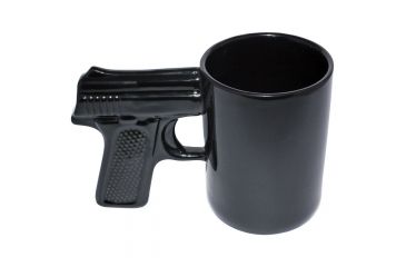 Image of Aloe Gator Black Ceramic Gun Mug 16.9 Oz 05-1206