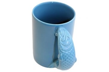 Image of Aloe Gator Ceramic Fish Mug Blue 16.9 Oz 05-1208