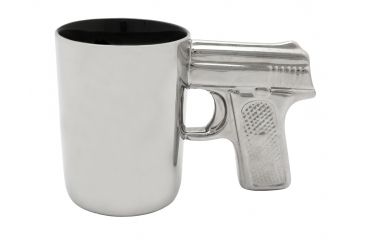 Image of Aloe Gator Cermaic Gun Mug Chrome