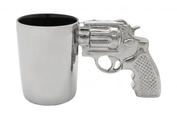 Image of Aloe Gator Cermaic Revolver Mug Chrome