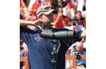 Image of Alpen 20-60x80mm Angled Waterproof Spotting Scope - 45 Degree Eyepiece, Nylon Case, Portable 12in Swivel-Head Tripod