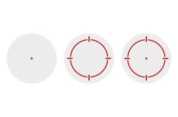 Image of Alpen Argus LT 1x20x18mm Enclosed Red Dot Sight, 3 Reticle Options, 3 MOA Dot, Black, 1212959