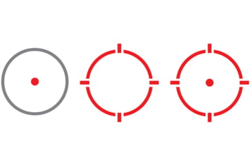 Image of Alpen Argus LT 1x26x23mm Open Red Dot Sight, 3 Reticle Options, 3 MOA Dot, Black, 1212960
